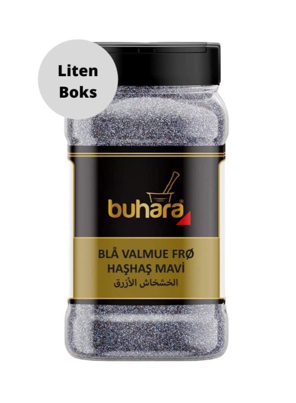 Buhara Blå Valmue Frø 180g (Små Boks)