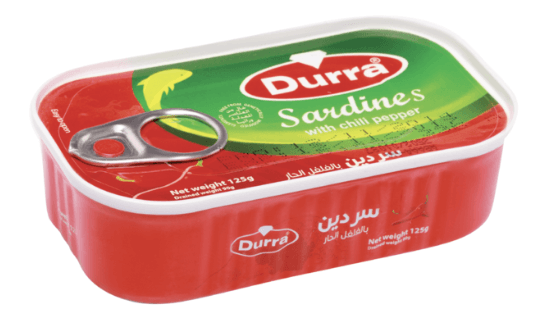  Durra Sardines in Vegetable Hot Chili 129g