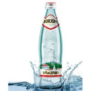 Borjomi Mineralvann glassflaske 0.5 l