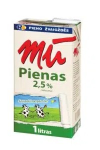 Melk "Mu" 2,5 pros 1l - Litauen -