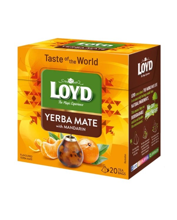 Mokate Tea Loyd Tea Exp Yerba Mate Mandarin 20x2g