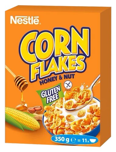 Nestle Cornflaks "Honey and nut" 250g - 350g