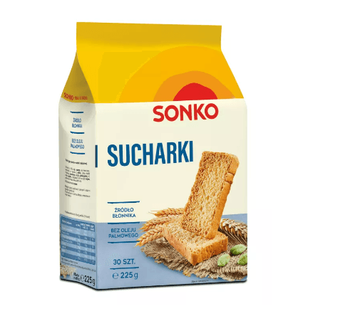 SUCHARKI TOSTY 225G SONKO