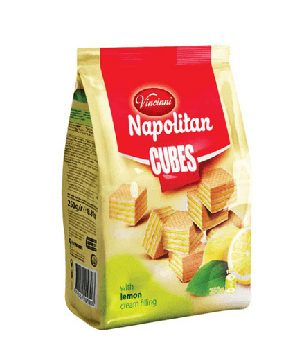 Vincinni Napolitan Cubes Lemon 250gr