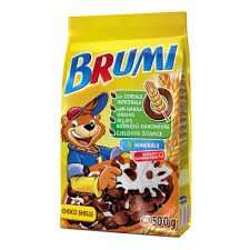 BRUMI Breakfast cereals Chocolate shells 250g