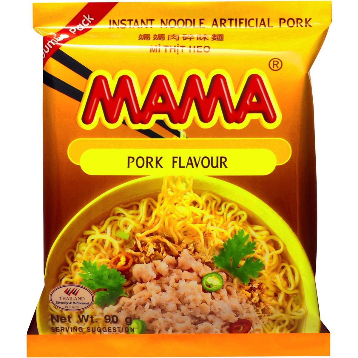 MAMA Instant noodle pork flavour 20 * 90 g