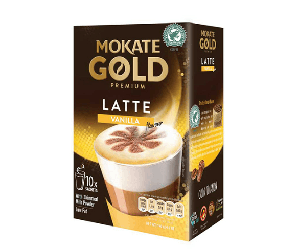 Mokate Gold Prem. Latte Vanilla 14gr X 10