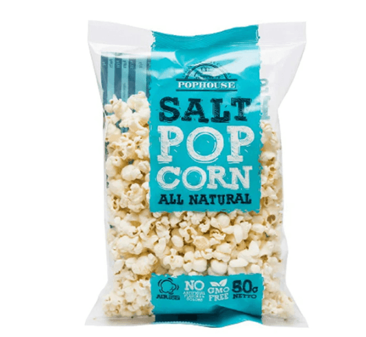 Snack Popcorn Salt 50gr