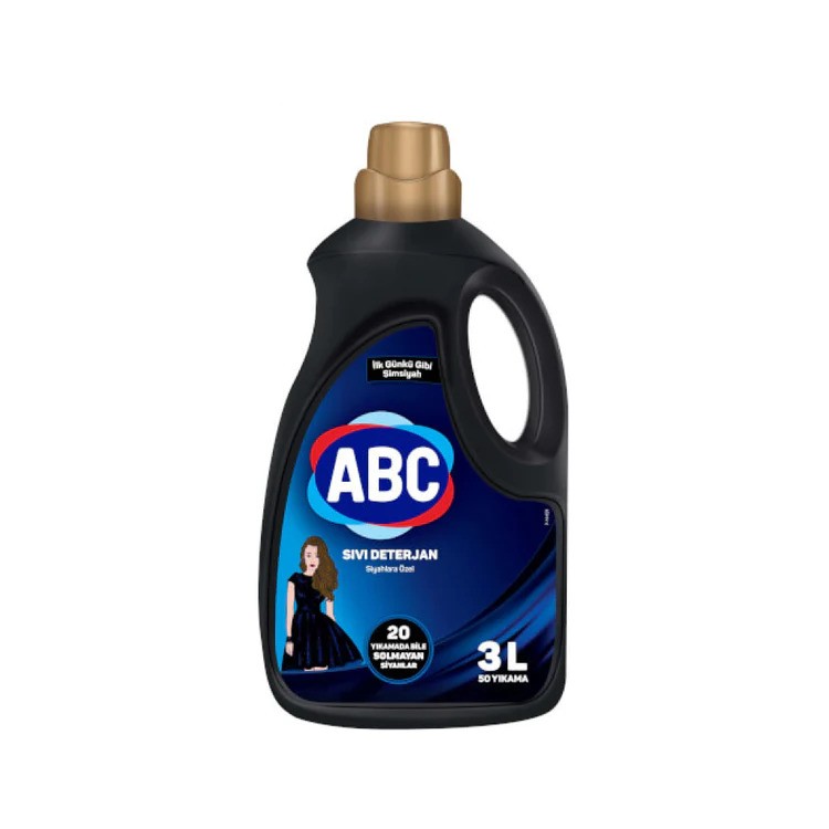 ABC Liquid Laundry Detergent Black 3LT