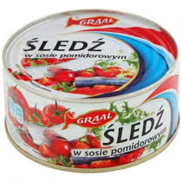 Graal Sledz Sild I Tomatsaus 12*300g stk