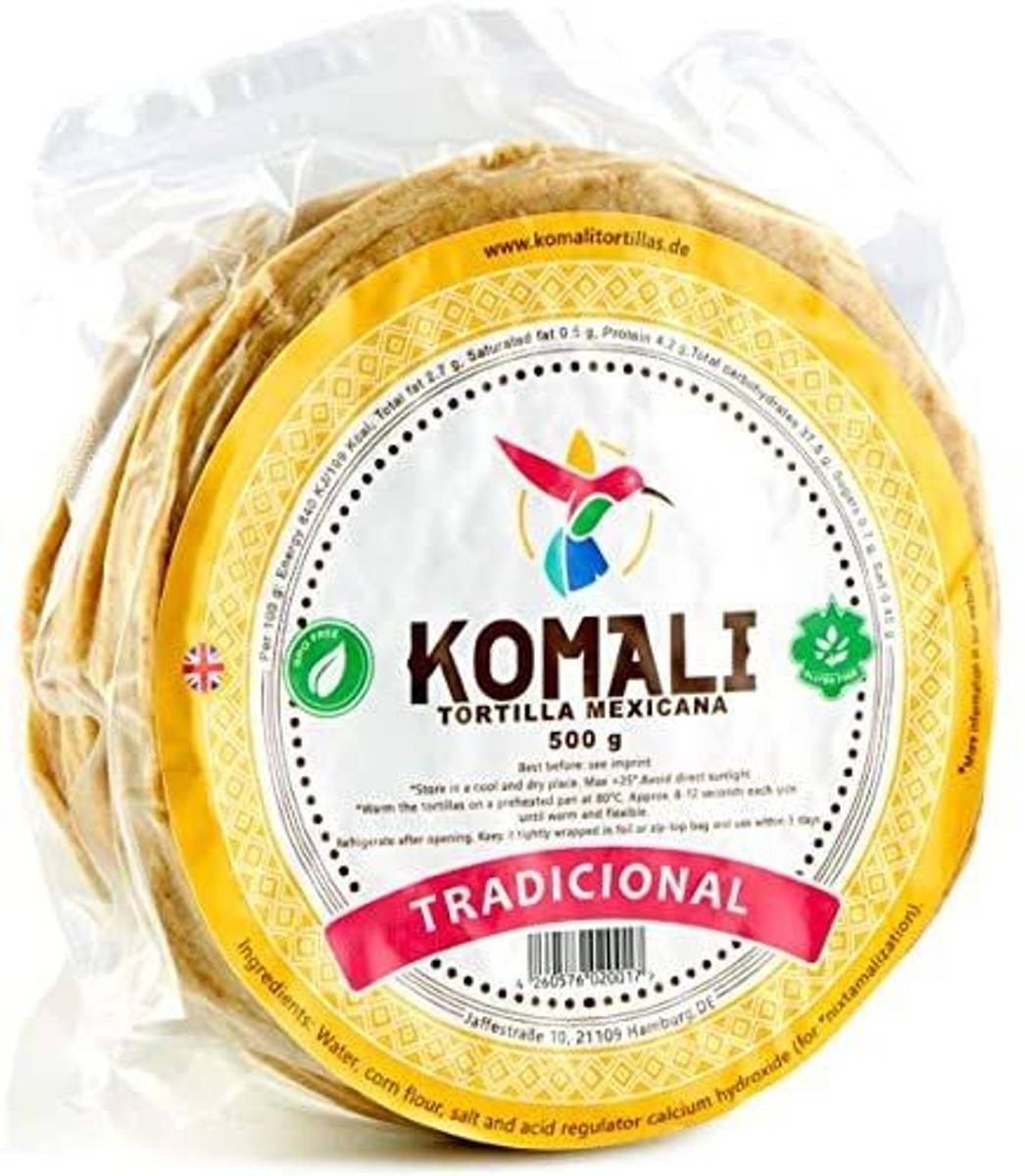 KOMALI Maiz Tortilla 15cm Tradicional 500g