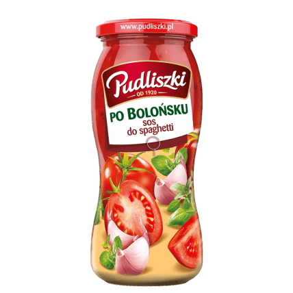 Pudliszki Pasta Saus Bolognese 6*500g stk