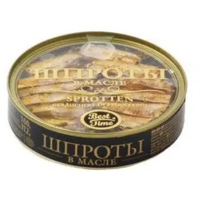 Best Time Sproten i olje kosher 160 g - Litauen -