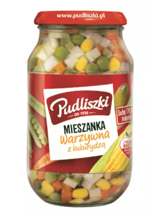 Pudliszki Mieszanka Warzywna Z Kukurydza 450g