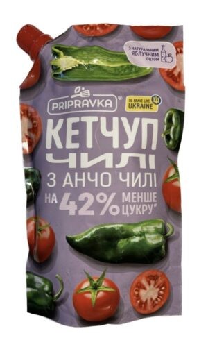 Pripravka Ketchup "Chili" 400gr - Ukraina -