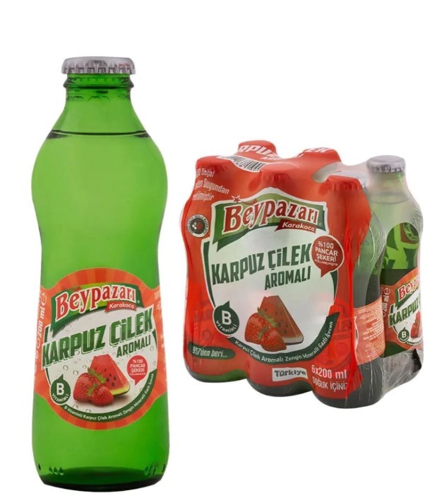 Beypazari Mineral Water Watermelon Strawberry 6x200ml