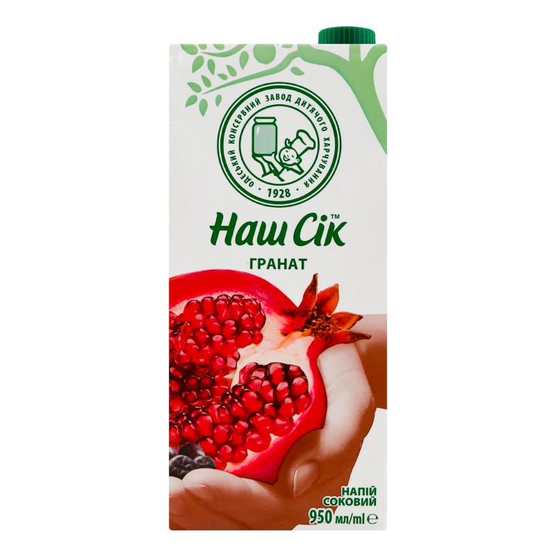 Nash Sok Granateple-chokeberry drikk nektar 0,95L