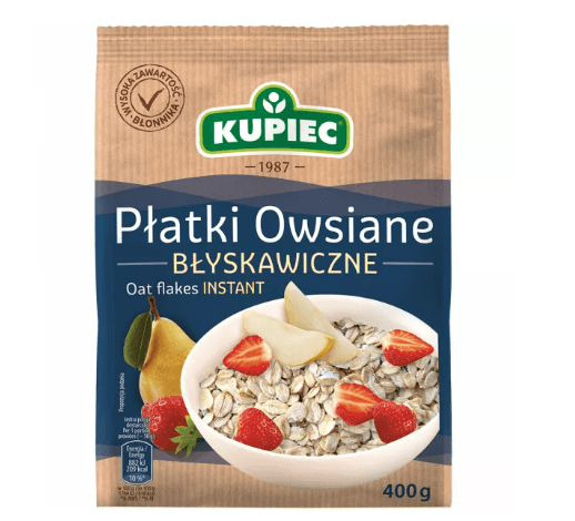 Kupiec Platki Owsiane Blyskawiczne 400g