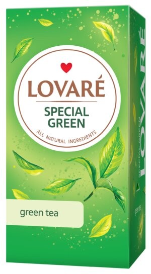 Lovare Grønn Te "Spesial green" (1,5g x 24stk) - Ukraina -