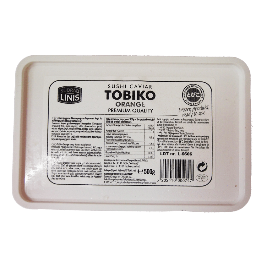 SUDRAB LINIS Tobiko orange 500g