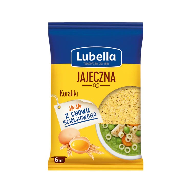  Lubella 2-Egg Pasta Beads 250g