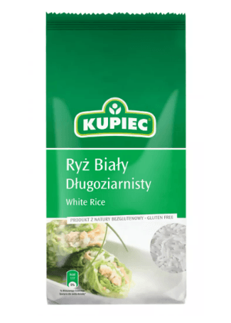 Kupiec Ryz Bialy Folia 1kg