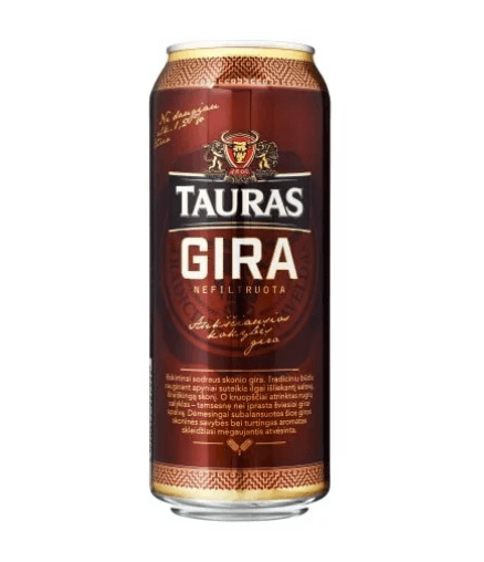 Kvass ufiltrert Tauras 0.5L