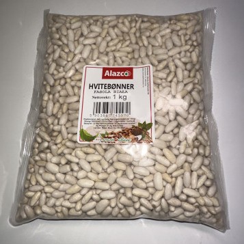 Alazco Hvitebønner 10*1kg stk