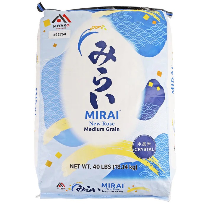 MIRAI Crystal rice (M-401) 18.14kg