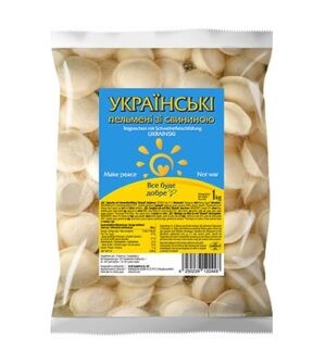 Ukrainski Dumplings med kjøtt 1000g - Ukraina -