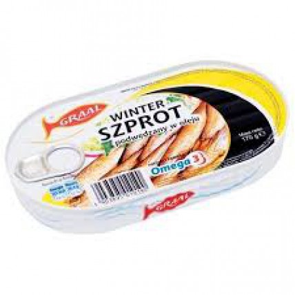 Graal Winter Szprot Røkt Brisling 15*170g stk