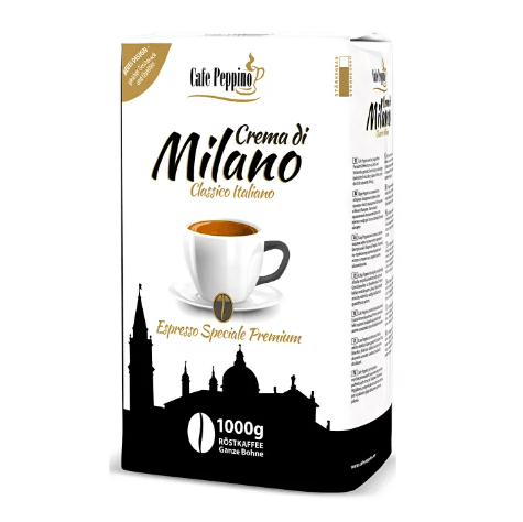 Kaffe Peppino bønner Espresso Crema si Milano 1kg