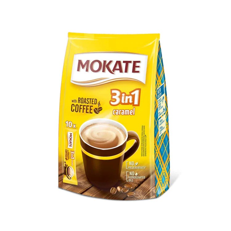 Mokate Kaffe 3in1 Caramel 10