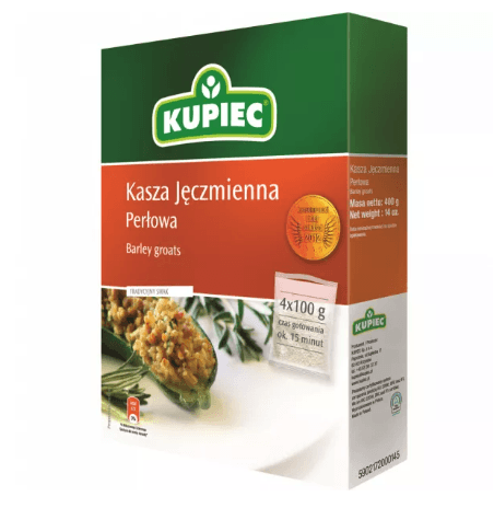 Kupiec Kasza Jeczmienna 4*100g