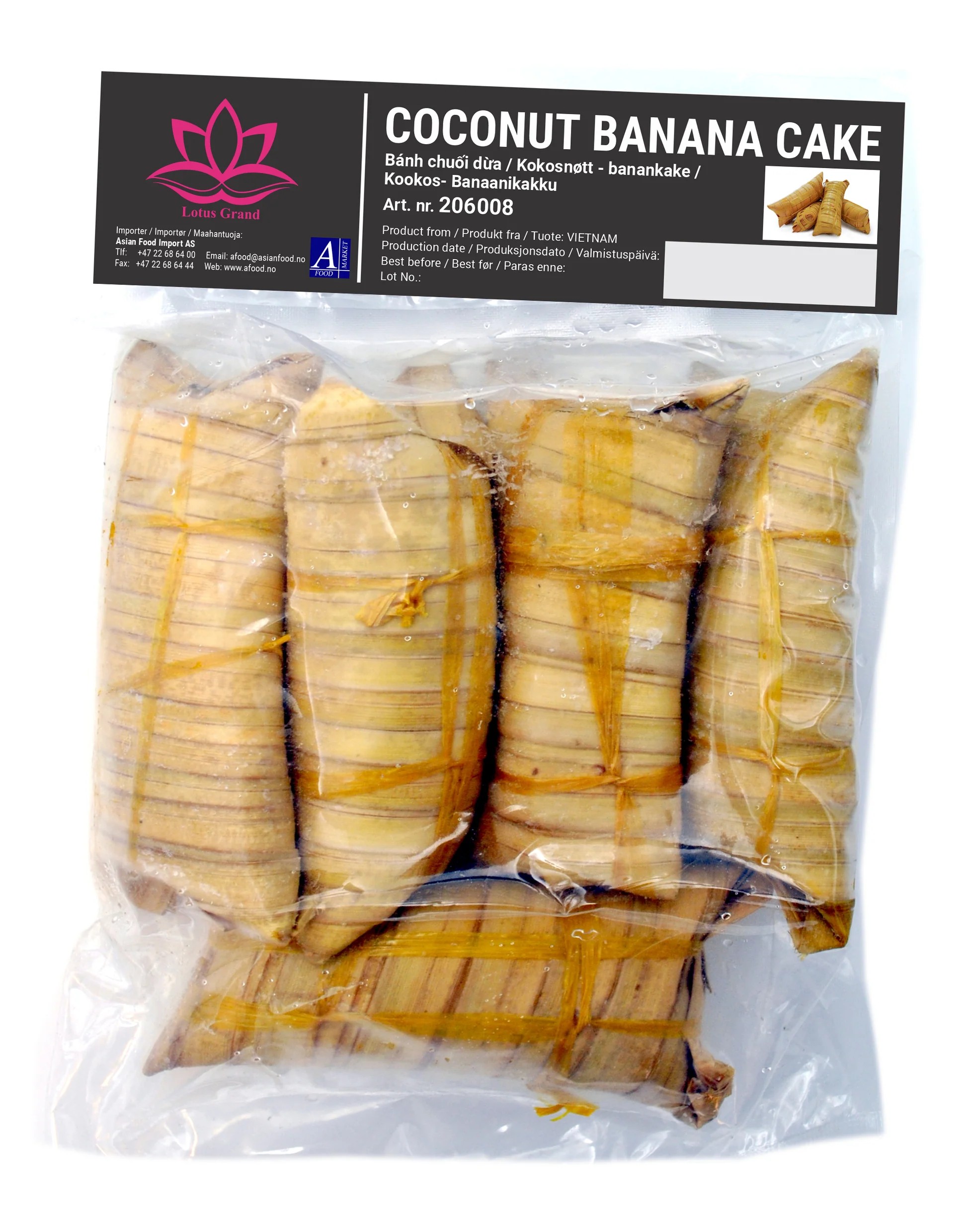 LOTUS Coconut banana cake 500g