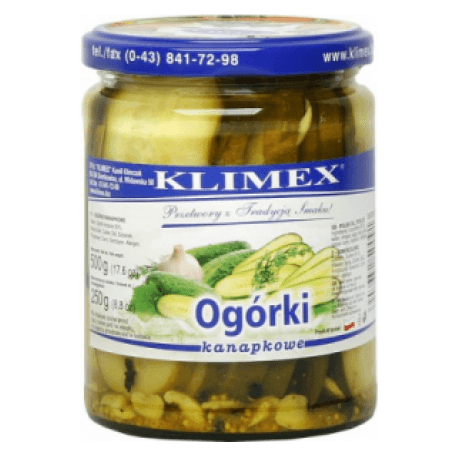 Klimex Ogorki Kanapkowe 8*480g stk