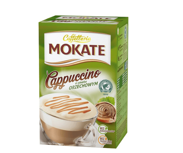 Mokate Cappuccino Hazelnut 20gr X 8