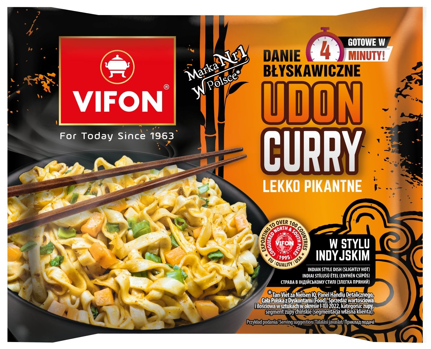 Vifon Instant nudler Kylling Curry "Udon Curry" 90g