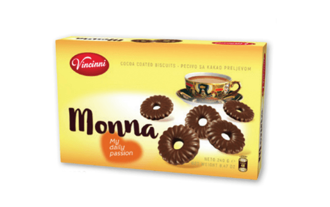 Vincinni Monna Cookies 240gr