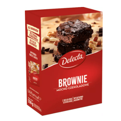 Delecta Ciasto Brownie 550g