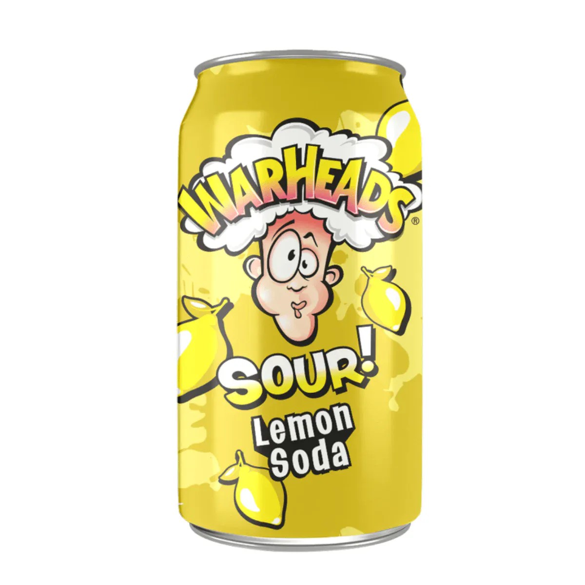 Warheads Sour Lemon Soda 355ml