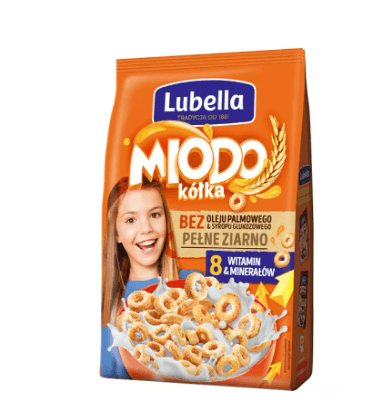 Lubella Platki Mlekolaki Miodo Kolka 250g Maspex