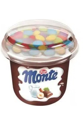 Monte Yoghurt top cup Zott 70g - Polen -