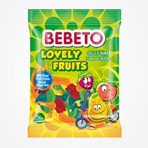 Bebeto Lovely Fruits Jelly Gum