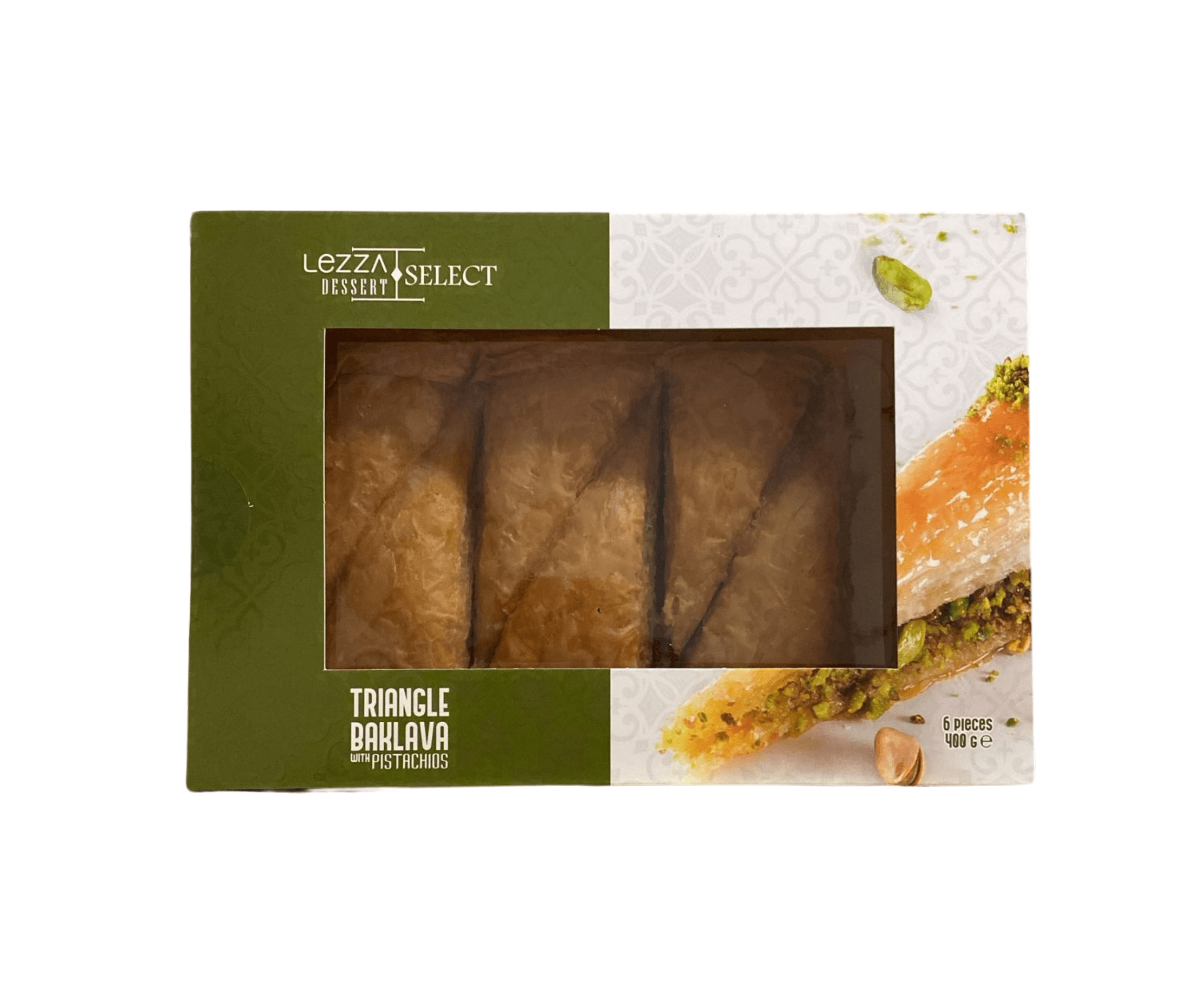 Lezza Triangle Baklava med Pistasj 400g