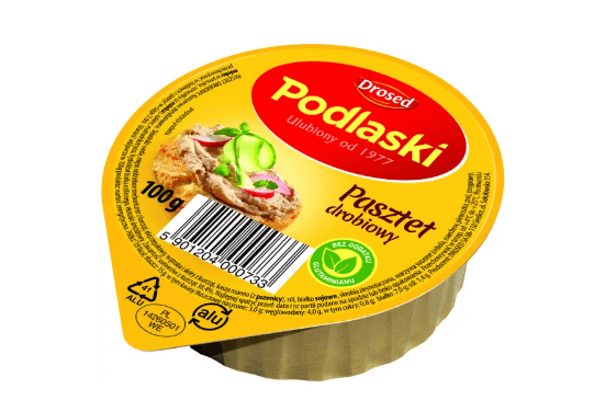 PODLASKI PASZTET DROBIOWY 100G DROSED