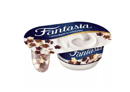 Danone Fantasia Yoghurt With Stars In Chocolate 102g