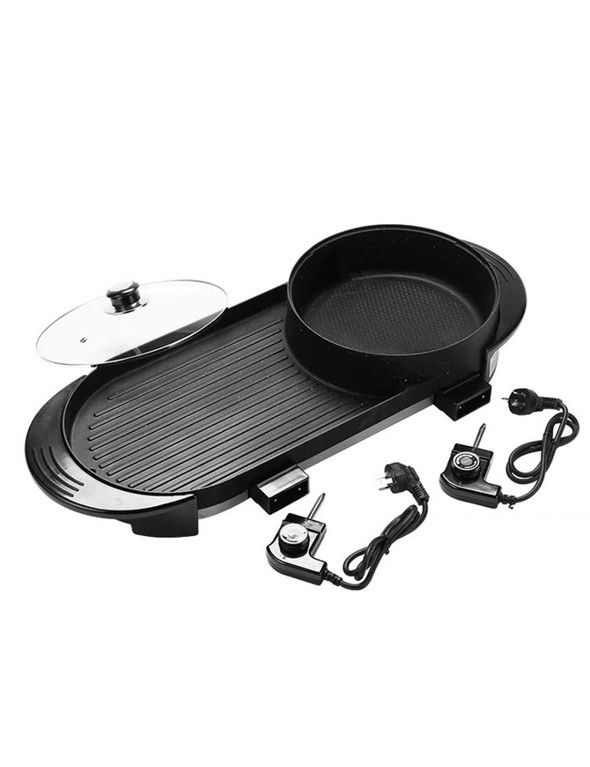 2in1- Electric grill 32cm & hot pot 27cm