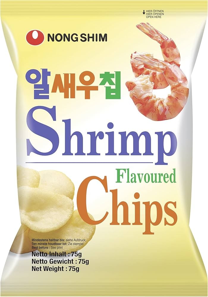 NONGSHIM Shrimp flavour chips 75 g