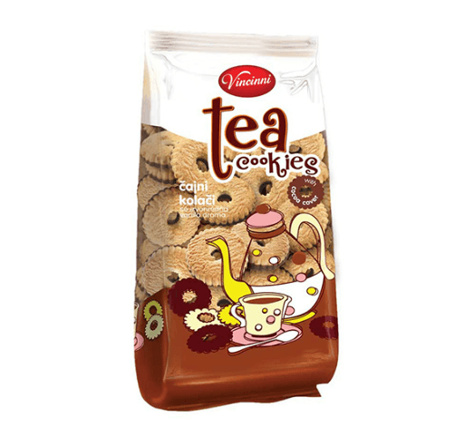 Vincinni Tea Cookies Choco 400gr